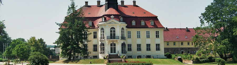 Historische Wandfliesen im Barockschloss Reinhardtsgrimma