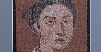 Replik des Mosaiks “Porträt einer Frau”