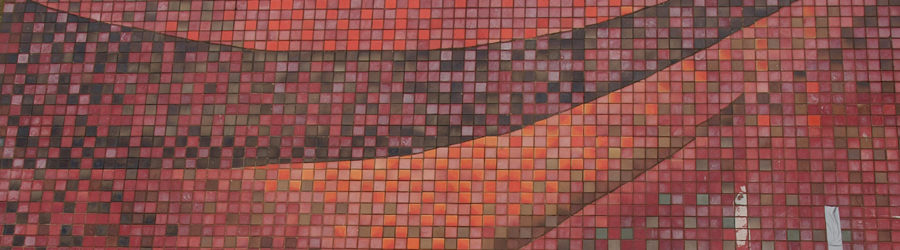 Mosaikkunstwerk “Familie” von Siegfried Schade Dresden